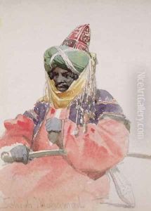 Portrait of an Arab by Carl Haag