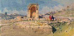The Valley and lower Pool of Gihon Jerusalem by Carl Haag