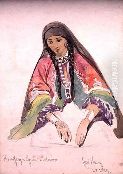 The Wife of a Syrian Bedawee - view 1