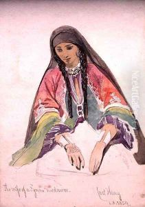 The Wife of a Syrian Bedawee by Carl Haag