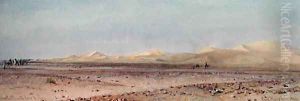 Sand Hills on the Road to Suez by Carl Haag