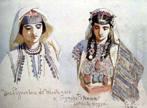 Una Signorina di Monte Negro and Signora Petrana di Monte Negro Una Signorina di Monte Negro and Signora Petrana di Monte Negro