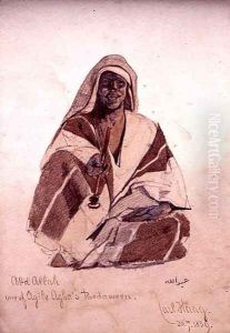 Abd Allah one of Agile Aghas Bedouin by Carl Haag