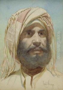 Portrait of a Bearded Tribesman