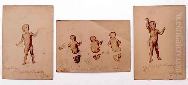 Studies of children for The Swooping Terror of the Desert - view 1