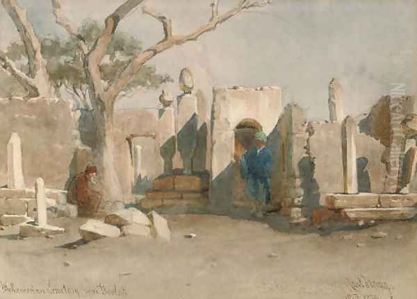 The Mohamedan Cemetery near Boolak - view 1