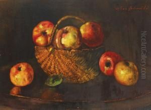 Basket With Apples by Octav Bancila