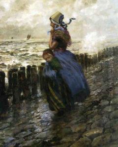 Looking Out to Sea by George Hitchcock