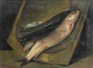 Trouts In The Troughg by Octav Bancila