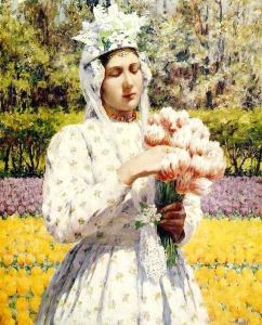 In Brabant 1894 by George Hitchcock