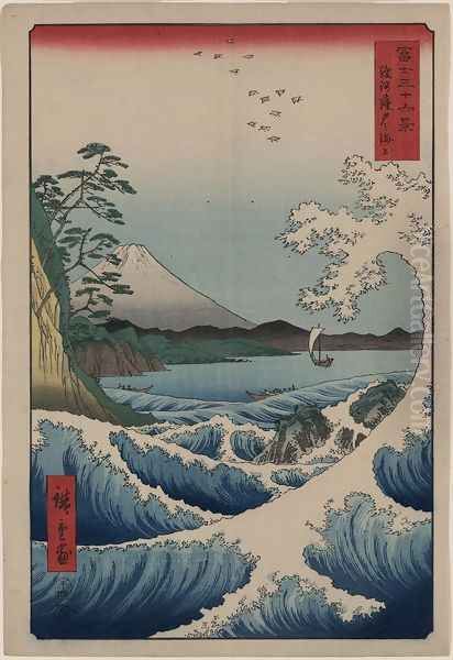 View of Mount Fuji from Satta Point in the Suruga Bay - view 1