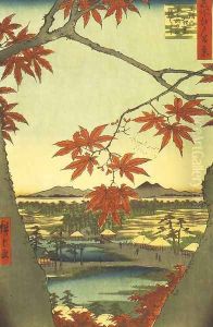 Maple Leaves at the Tekona Shrine, Mamma