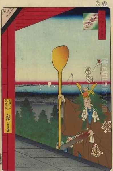 Mount Atago, Shiba, the Temple Ceremony (Shiba Atagoyama) - view 1