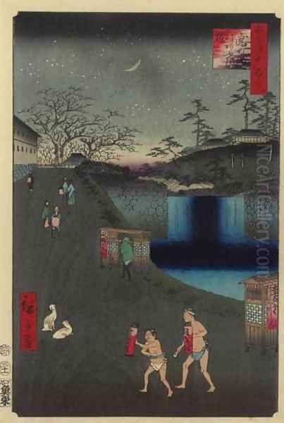 Aoi Slope, Outside Toranomon Gate (Toranomongai Aoizaka) - view 1