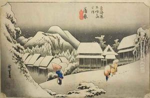 Kanbara, Evening Snow