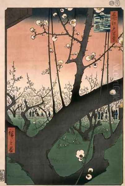 The Cherry Garden at Kameido from One Hundred views of Edo - view 1