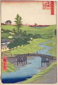 Furukawa River Hiroo from One Hundred Famous views of Edo