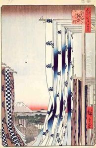 Dyers Quarter Kanda no 75 from One Hundred famous views of Edo by Utagawa or Ando Hiroshige