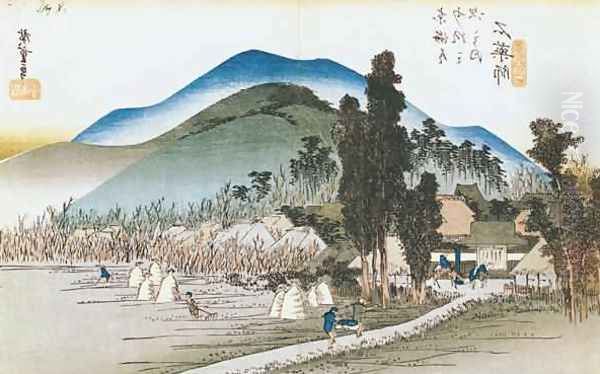 Ishiyakushi from the series 53 Stations of the Tokaido - view 1