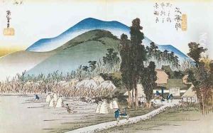 Ishiyakushi from the series 53 Stations of the Tokaido