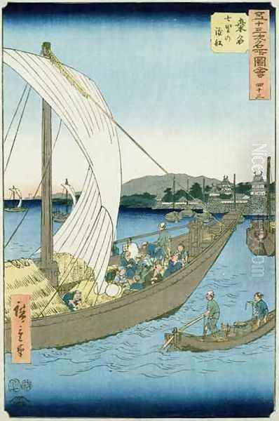 Kuwana Landscape from 53 Famous Views - view 1