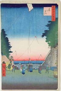 Kasumigaseki plate 2 from the series One Hundred Famous Views of Edo Edo Period Ansei Era by Utagawa or Ando Hiroshige