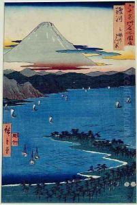 Pine moor at Mio Suruga Province from Famous Places of the Sixty Provinces