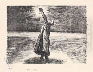 "die Laterne" by Ernst Barlach