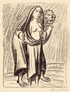 "das Opfer (die Kupplerin)" by Ernst Barlach