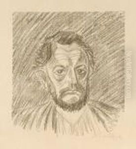 "selbstbildnis Iv" by Ernst Barlach