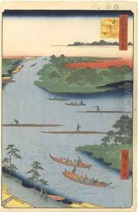 Nakagawa River Mouth No 70 from One Hundred Famous Views of Edo Nakagawa River Mouth No 70 from One Hundred Famous Views of Edo