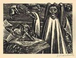 "cherub" / "unser Schuldbuch Sei Vernichtet" by Ernst Barlach