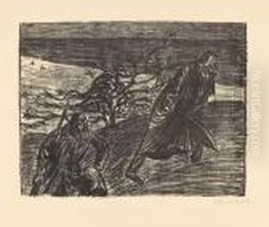 Schlechtes Gewissen 3 by Ernst Barlach
