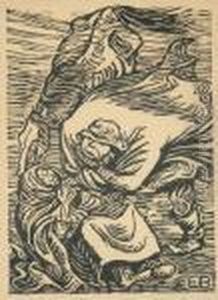 Gruppe Im Sturm by Ernst Barlach