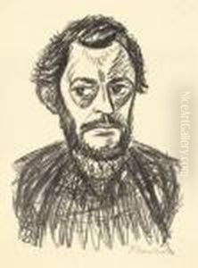 Selbstbildnis Iii by Ernst Barlach