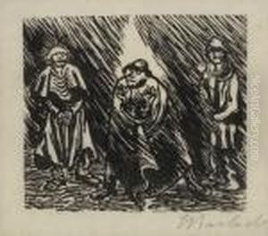 Gruppe Aus Drei Figuren (bas, Diskant, Tenor)