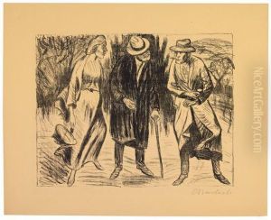 Die Begegnung by Ernst Barlach