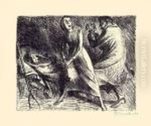 "zwei Gegen Einen" by Ernst Barlach