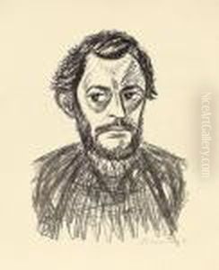 "selbstbildnis Iii" by Ernst Barlach