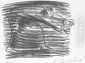 Gang Im Schatten by Ernst Barlach