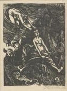 Hexenritt. by Ernst Barlach