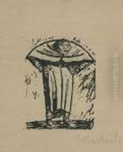 Fluchende Alte by Ernst Barlach