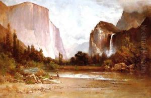 Piute Indians Fishing in Yosemite
