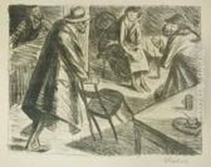 Gestorter Aufbruch; Stolze (schult 126; 127) by Ernst Barlach
