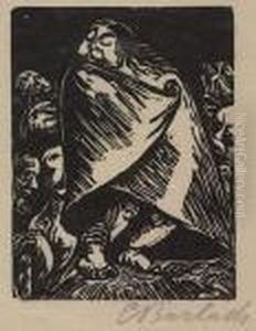 Die Schneckenhexe by Ernst Barlach