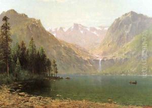 View of Lake Tahoe Looking Across Emerald Bay 1874 by Thomas Hill