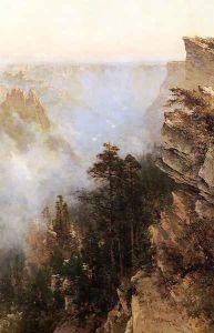 Yosemite Canyon by Thomas Hill