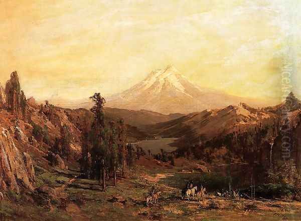 Mount Shasta and Castle Lake, California - view 1