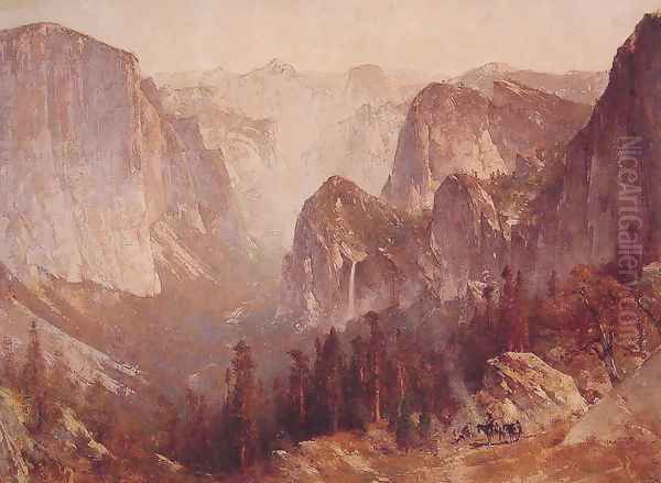Encampment Surrounded by Mountains - view 1