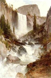 Falls in Yosemite by Thomas Hill